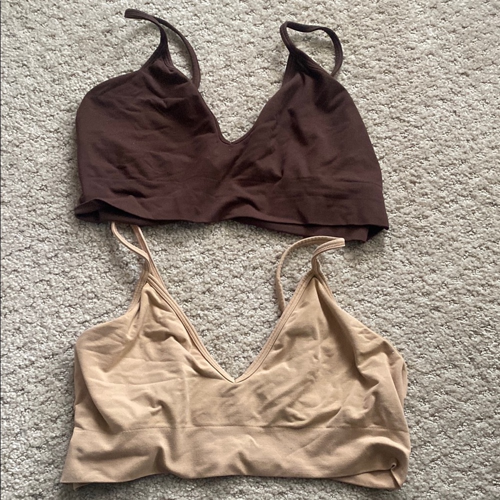 Set of two SKIMS bralettes